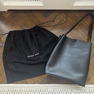 Aesther Ekme Black Leather Shoulder Bag